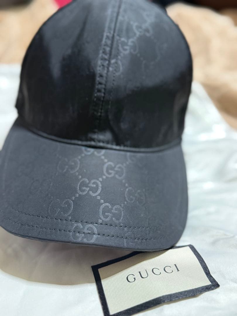 GUCCI ブラック ⭐︎キャップ