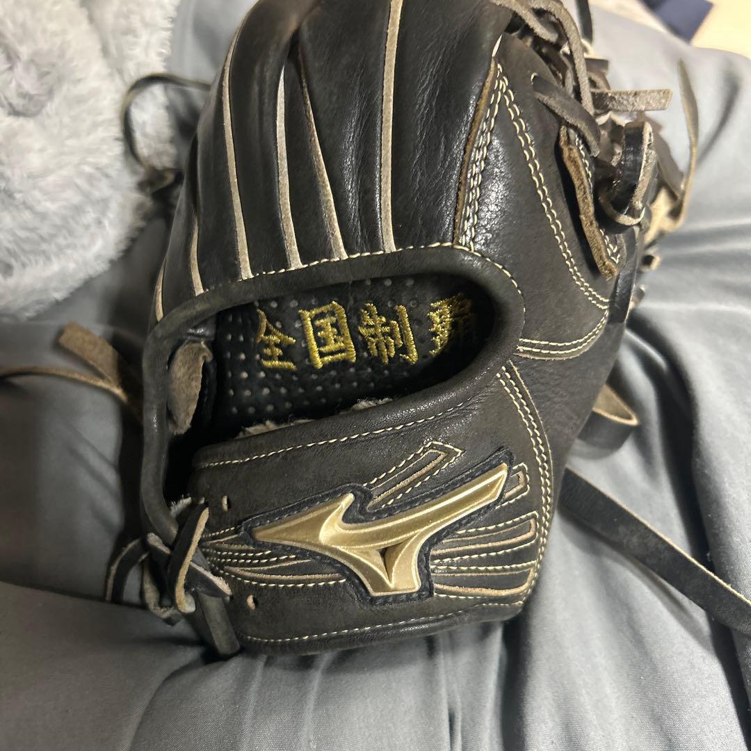 ミズノ 軟式グローブ 日本製 黒