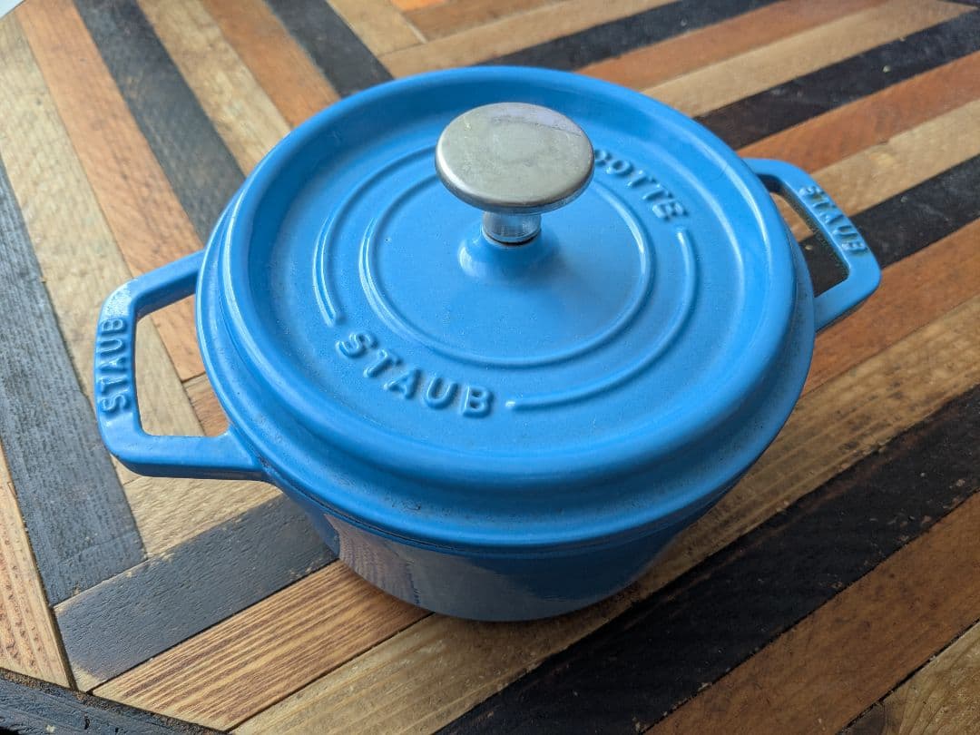 STAUB（ストウブ） ラ・ココット ラウンド 16cm 水色