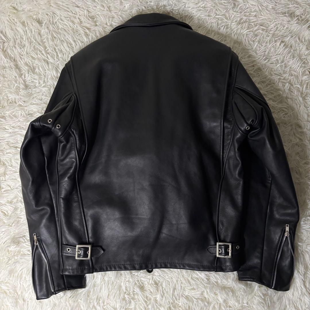 美品✨Schott USA製 シングルライダース フルボア 硬革 38