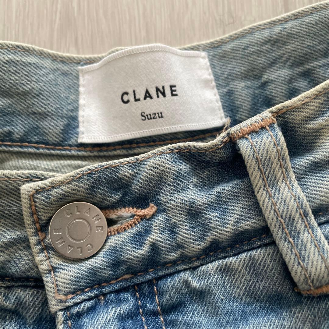 広瀬すず×CLANE TUCK WIDE DENIM PANTS