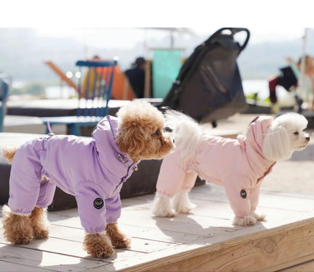 Puppy Angelパピーエンジェル フード付きオーバーオール女の子用ML