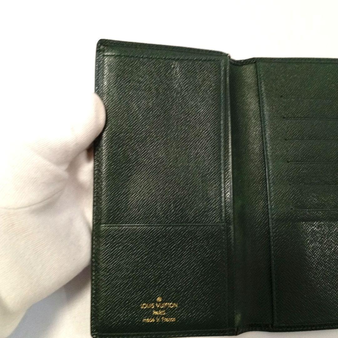 LOUISVUITTON ルイヴィトン 長財布 タイガ ポルトカルト グリーン