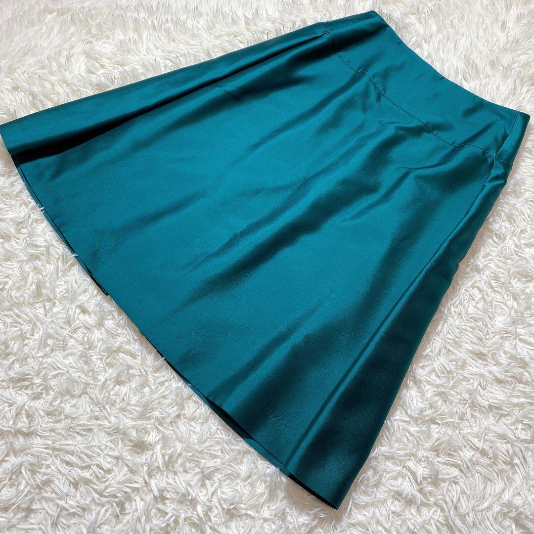 【新品タグ付き】定価6.3万円 ADORE アドーア　スカート　シルク混