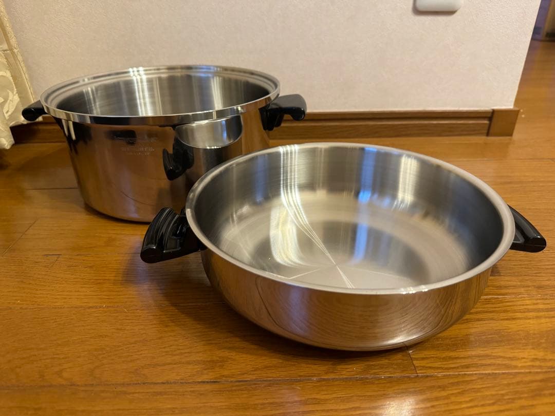 【未使用】 美品　6Lシチューパン　Amway 両手鍋　おまけレシピ