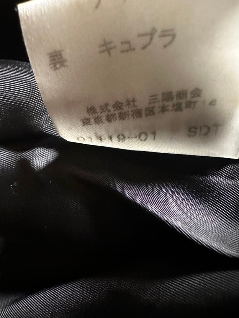 BURBERRY ブラック ダッフルコート 40 ショート