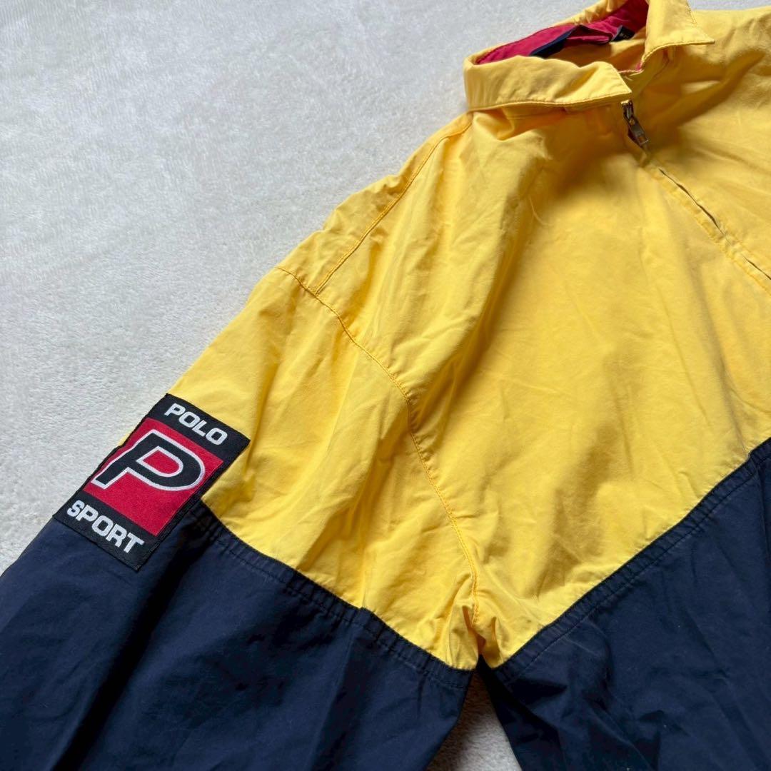 【盛岡様】【激レア】POLO SPORT 配色ジップジャケット 90s L