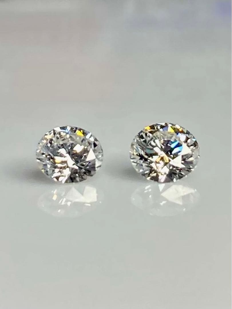 PT 天然ダイヤモンドピアス 計1.0ct 中央宝石研究所ソーティング付