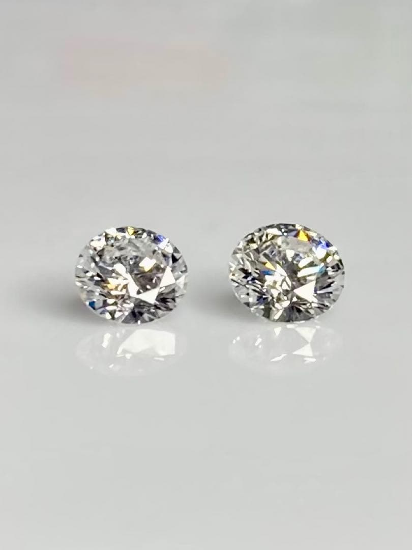 PT 天然ダイヤモンドピアス 計1.0ct 中央宝石研究所ソーティング付