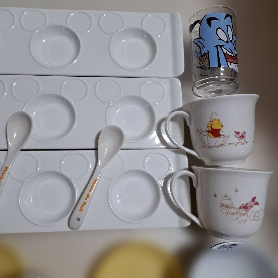 ディズニー　食器　お皿　カップ&ソーサー　ワイングラス　まとめ売り