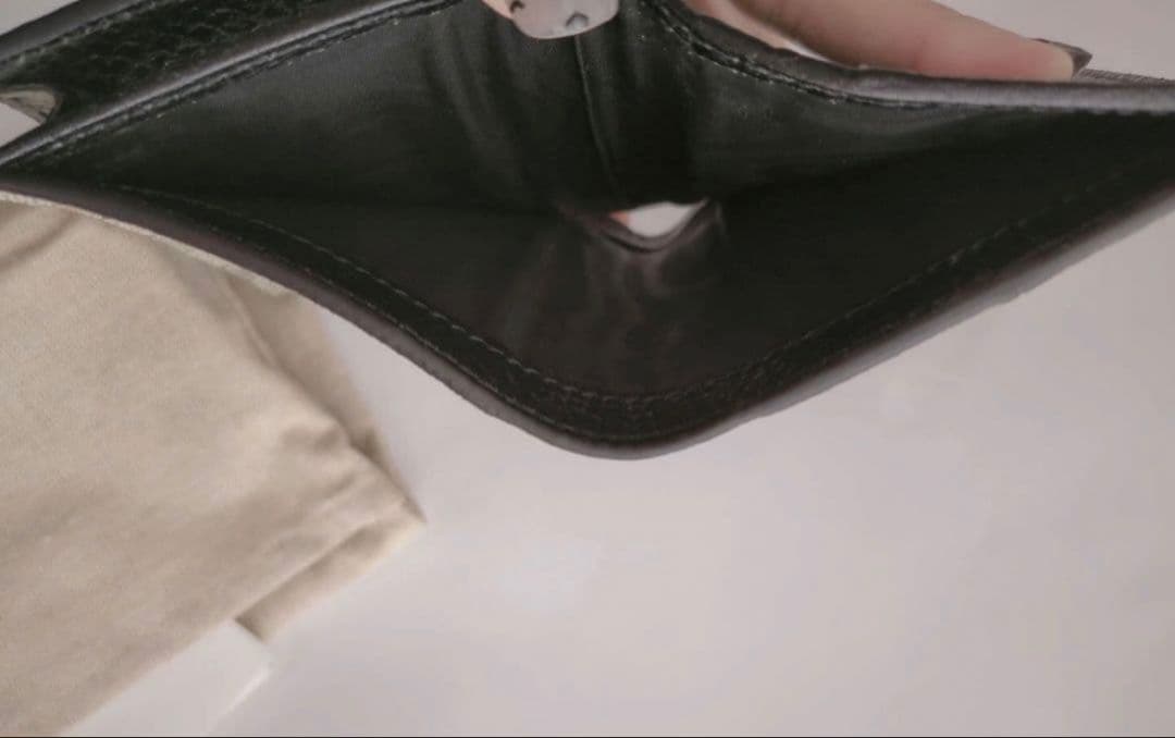 GUCCI ダブルG バイカラー カードケース ウォレット 財布 2つ折り