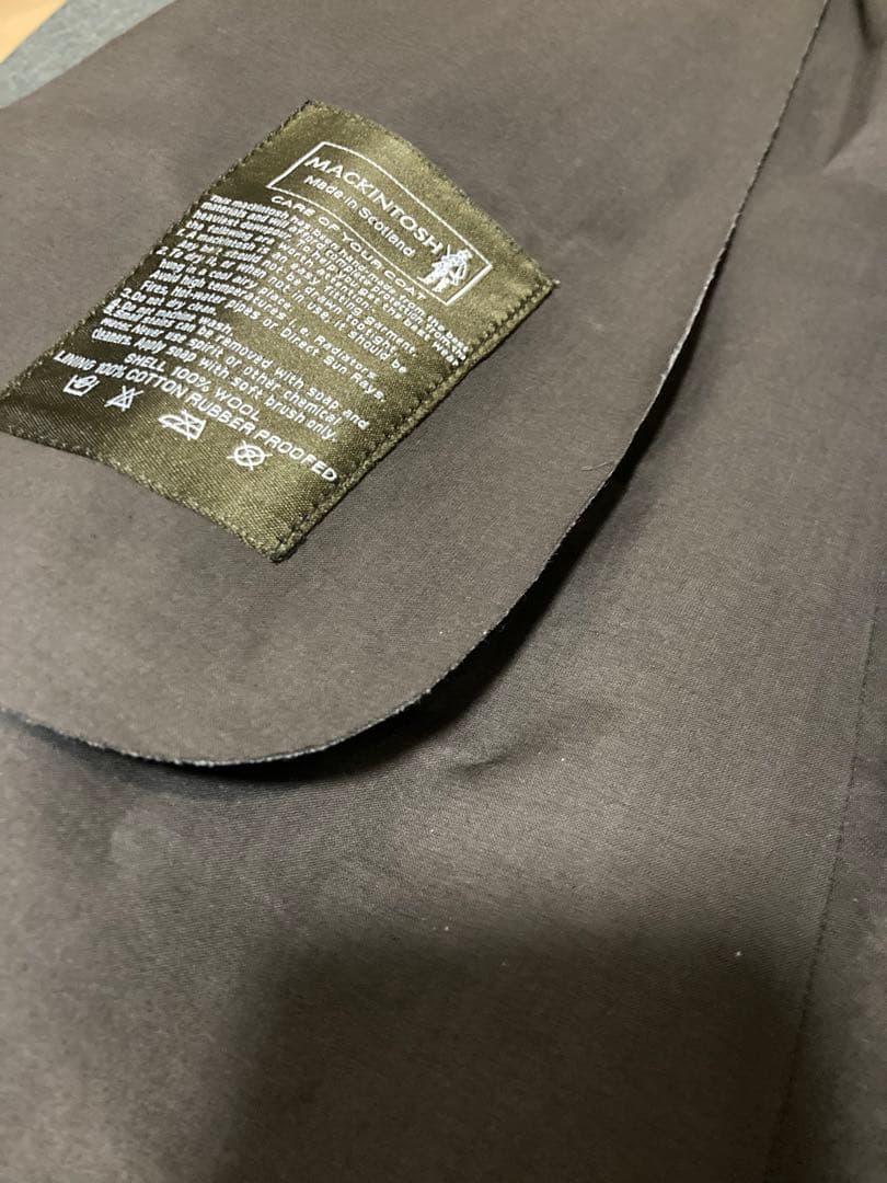【未使用】Mackintosh MONKTON flannel 36 ゴム引き