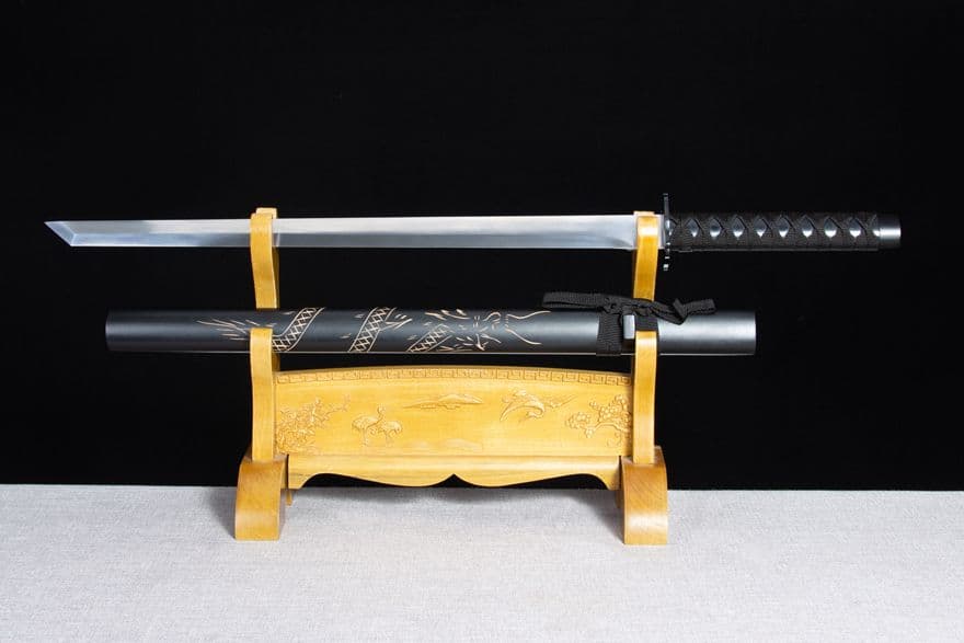 刻龍唐刀3点セット 武具　刀装具　日本刀　模造刀 居合刀