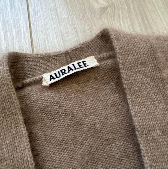トップス AURALEE BABY CASHMERE KNIT CARDIGAN 21AW