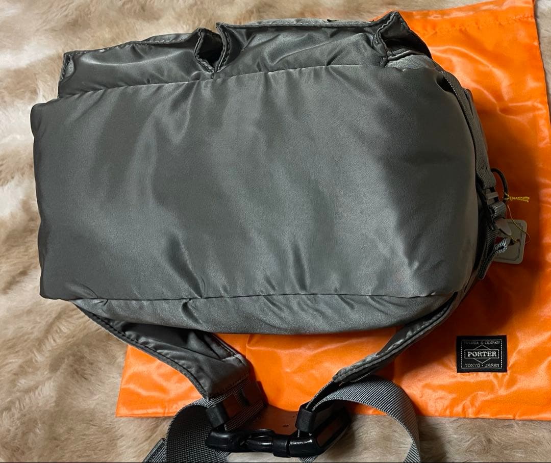【新品同様未使用級】PORTER タンカー ウエストバック 希少色シルバーグレー