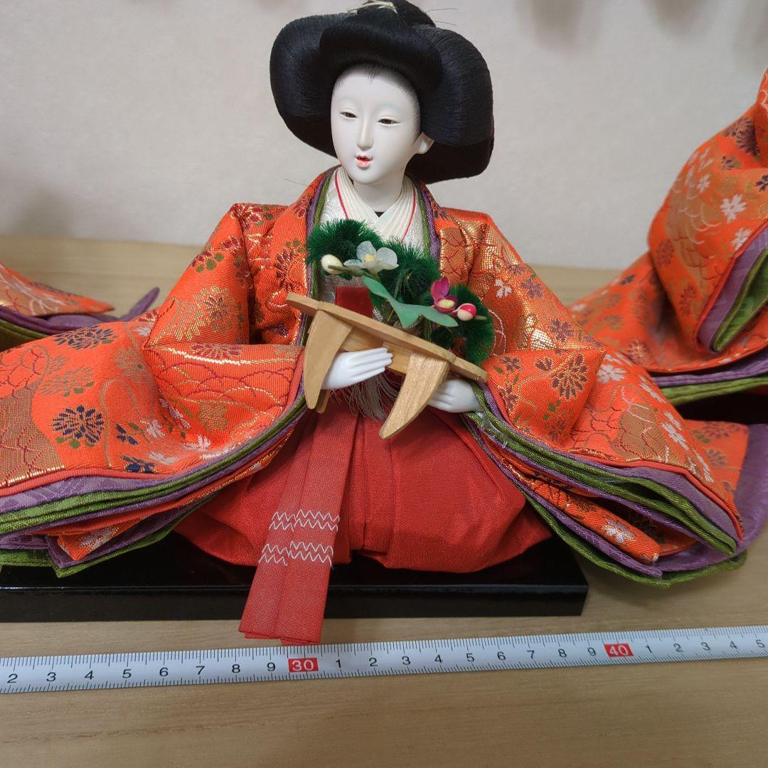 【更にお値下げ❗️】お雛様七段飾り　人形15体　桐箱入り　ビンテージ