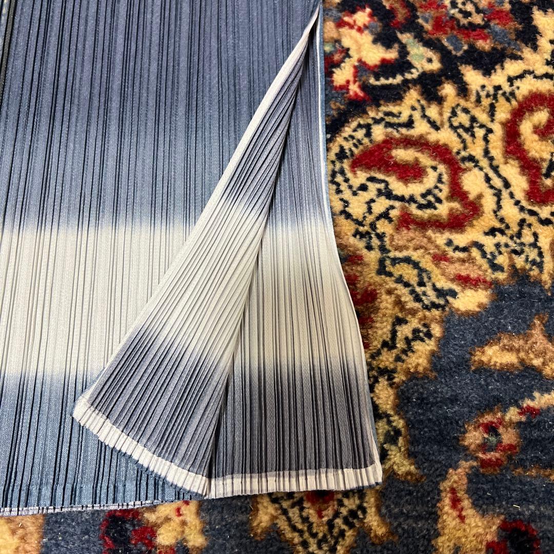 PLEATS PLEASE ISSEY MIYAKE デニム柄パンツ