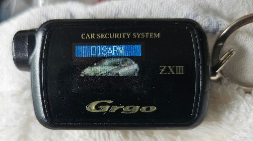 ユピテル ゴルゴ Grgo ZX3 リモコンのみ カーセキュリティー動作OK盗難