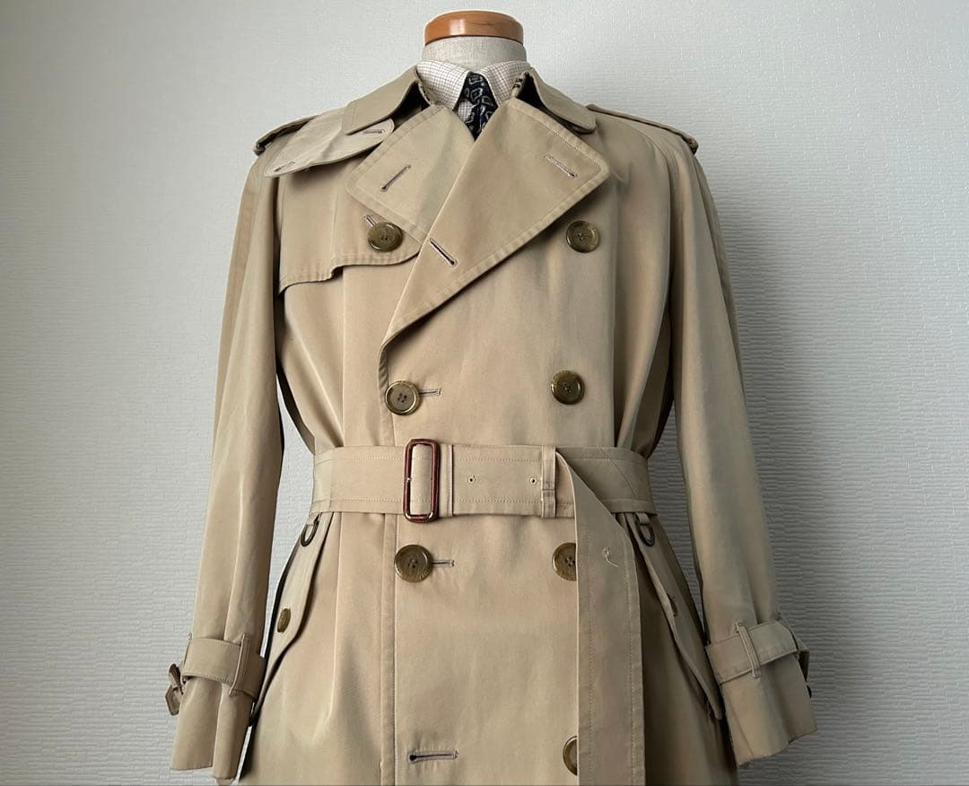 DAKS 90s 本格トレンチコート　チンストラップ　A6
