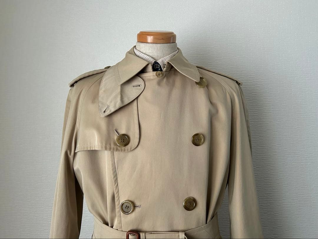 DAKS 90s 本格トレンチコート　チンストラップ　A6