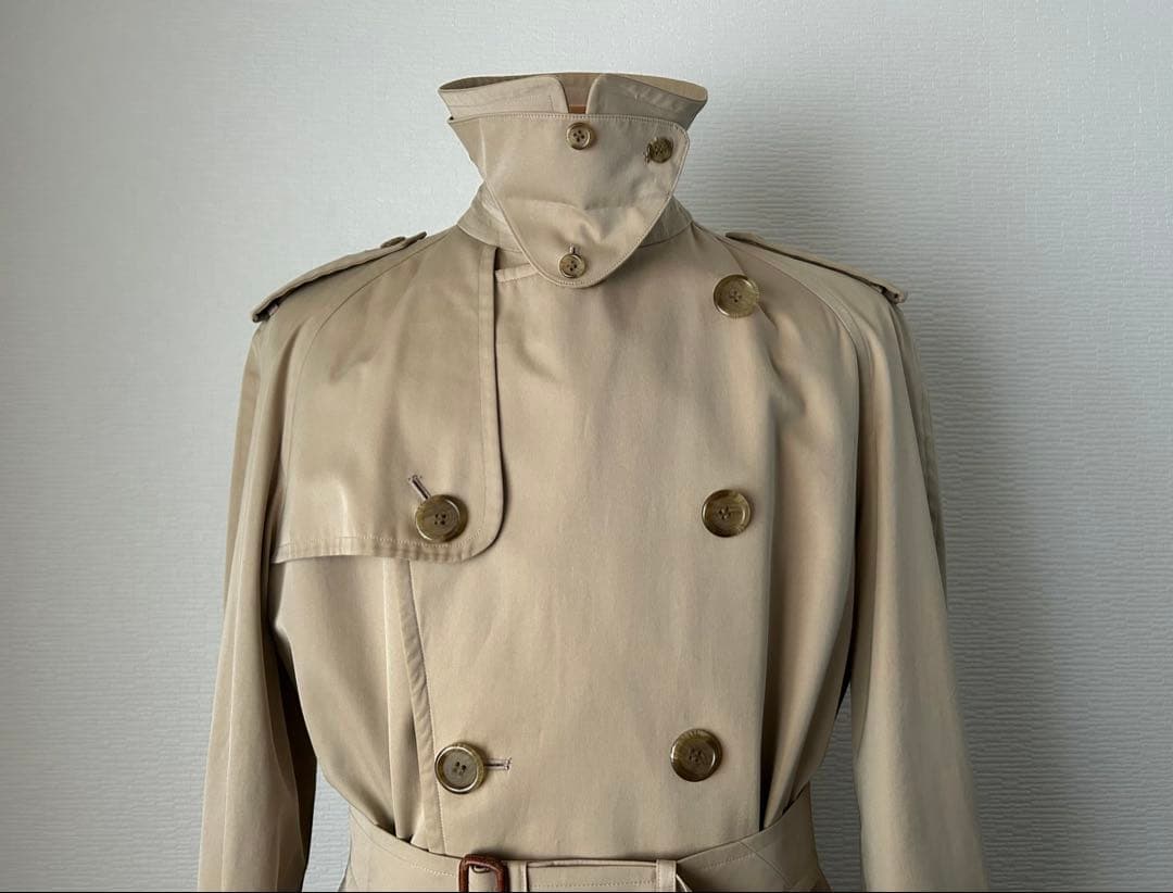 DAKS 90s 本格トレンチコート　チンストラップ　A6
