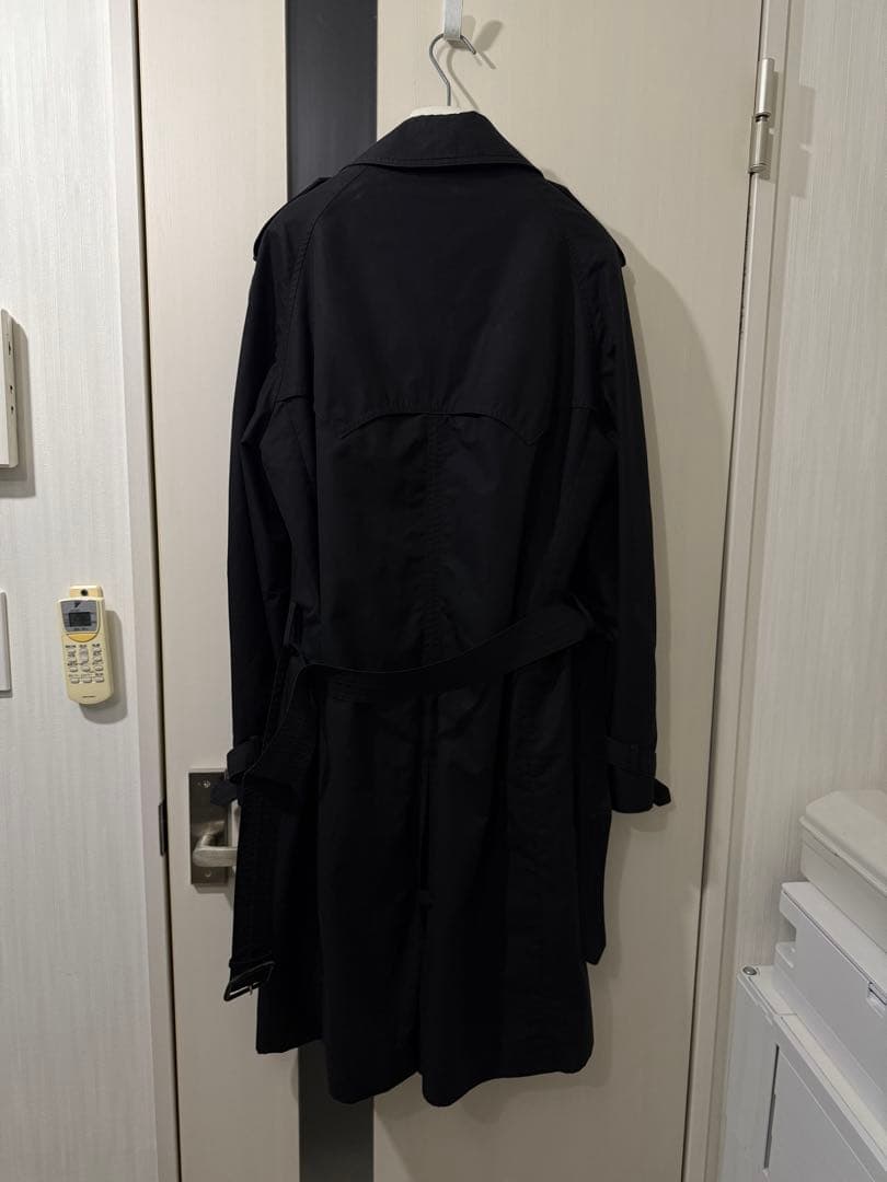 本人期　Margiela 05AW ステンカラーコート 48 ブラック