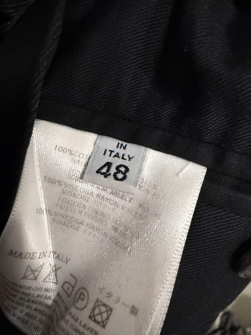 本人期　Margiela 05AW ステンカラーコート 48 ブラック