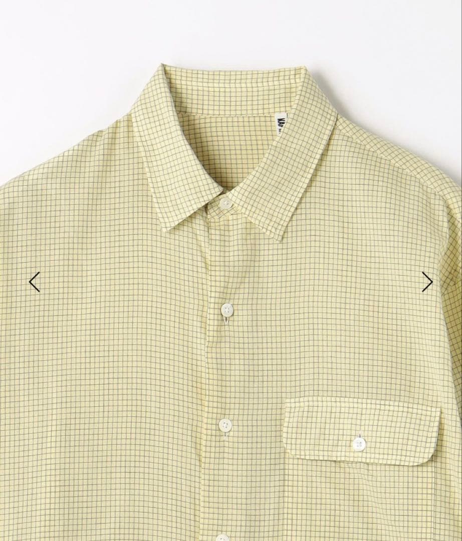 KAPTAIN SUNSHINE コットンガーゼ ピンチェックCPOシャツ
