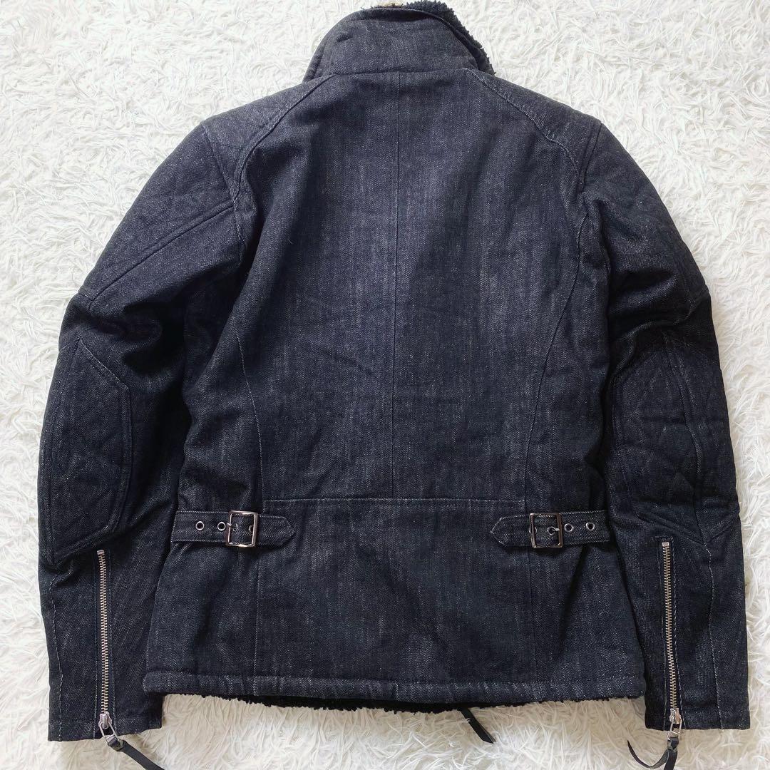 値下げ中10入手困難 MAX FRITZ ライダース ジャケット ファー ボア