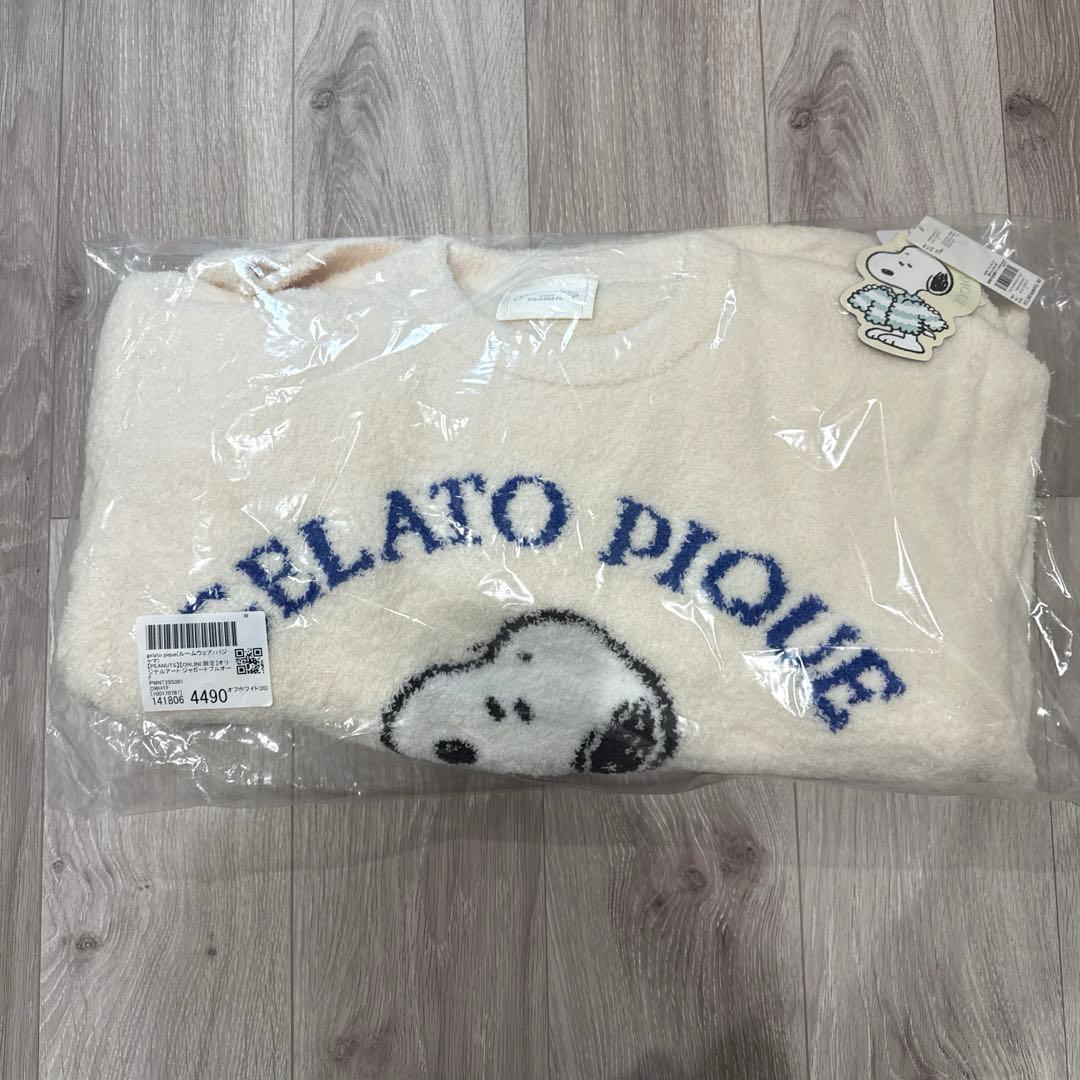 gelato pique【PEANUTS】ジャガードプルオーバー＆パンツセット