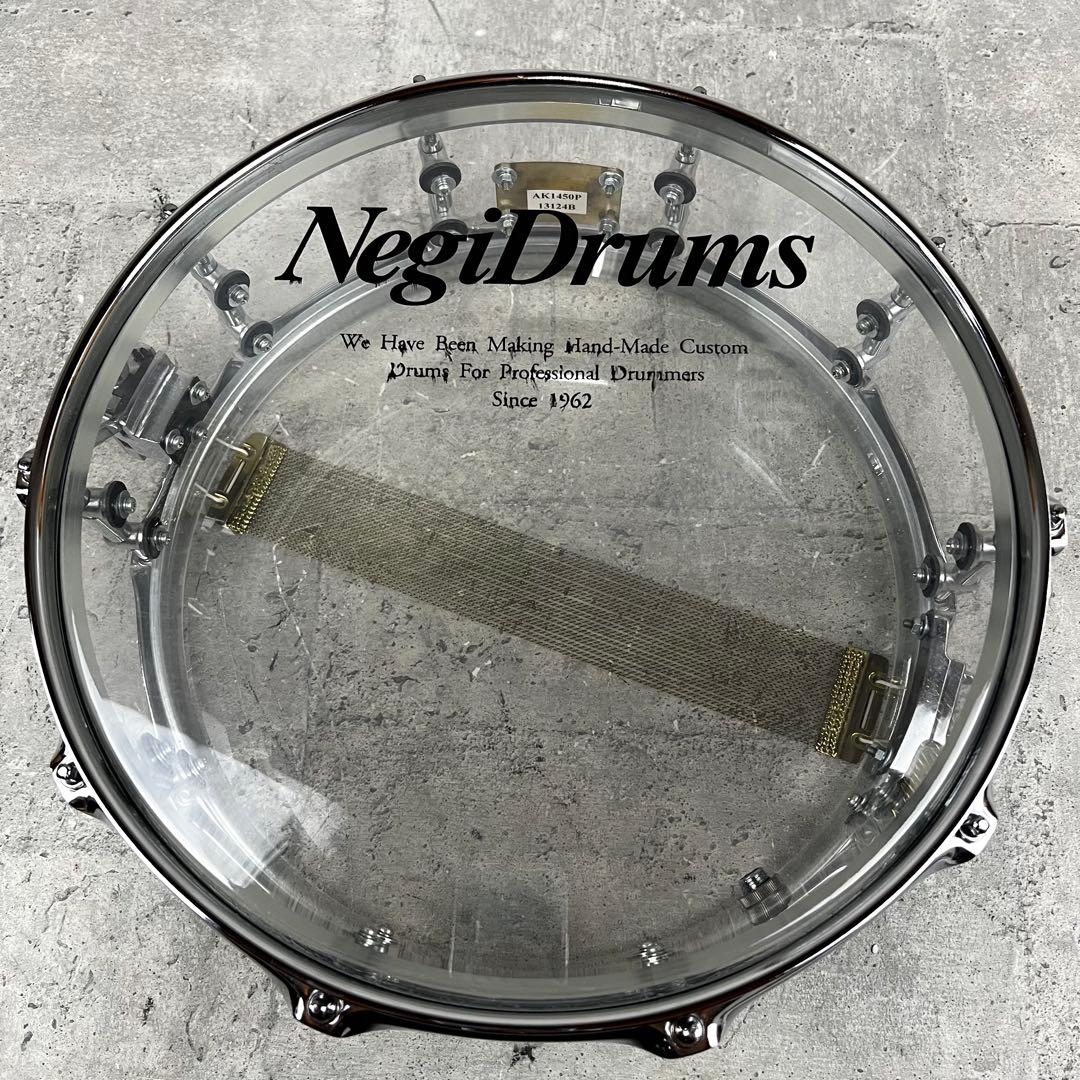 希少 NegiDrums スネアドラム アクリル AK1450P