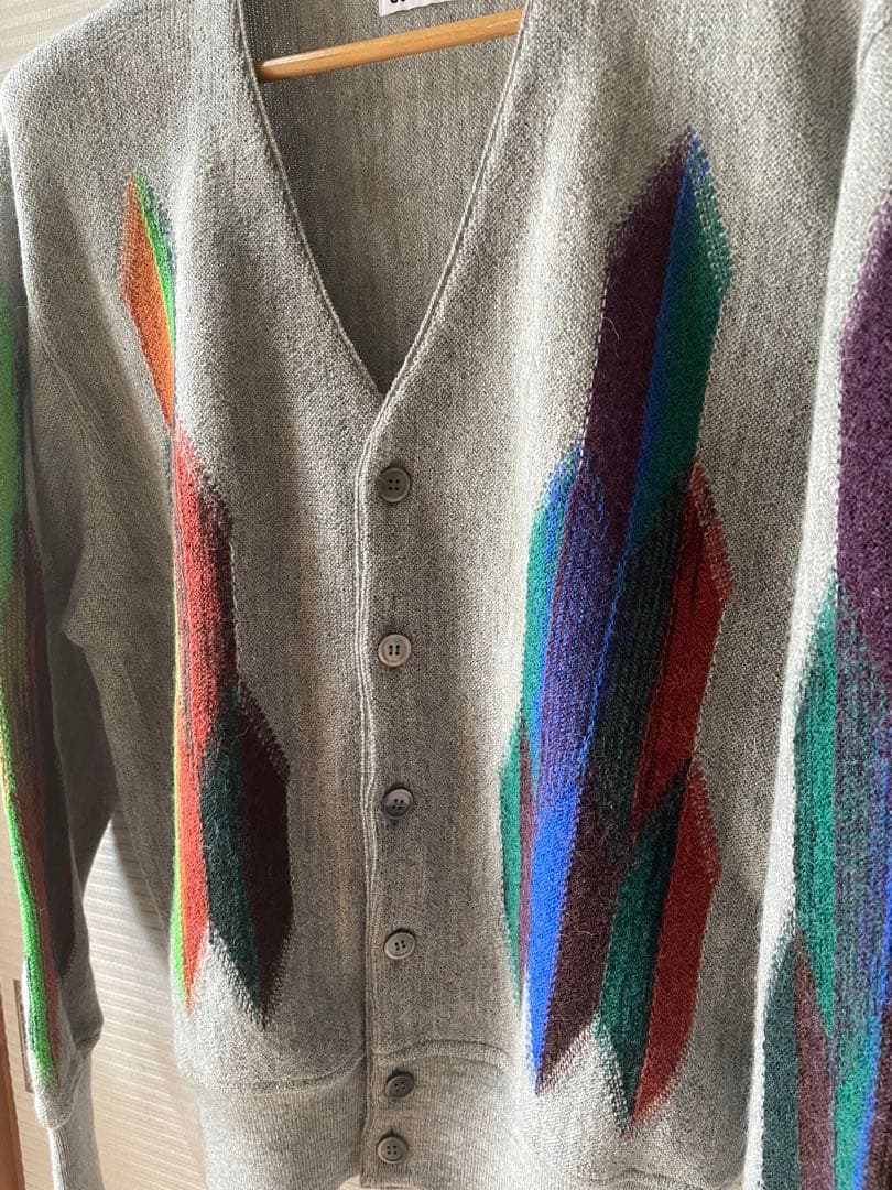 トップス COOHEM WOOL ALPACA INTERSIA CARDIGAN L