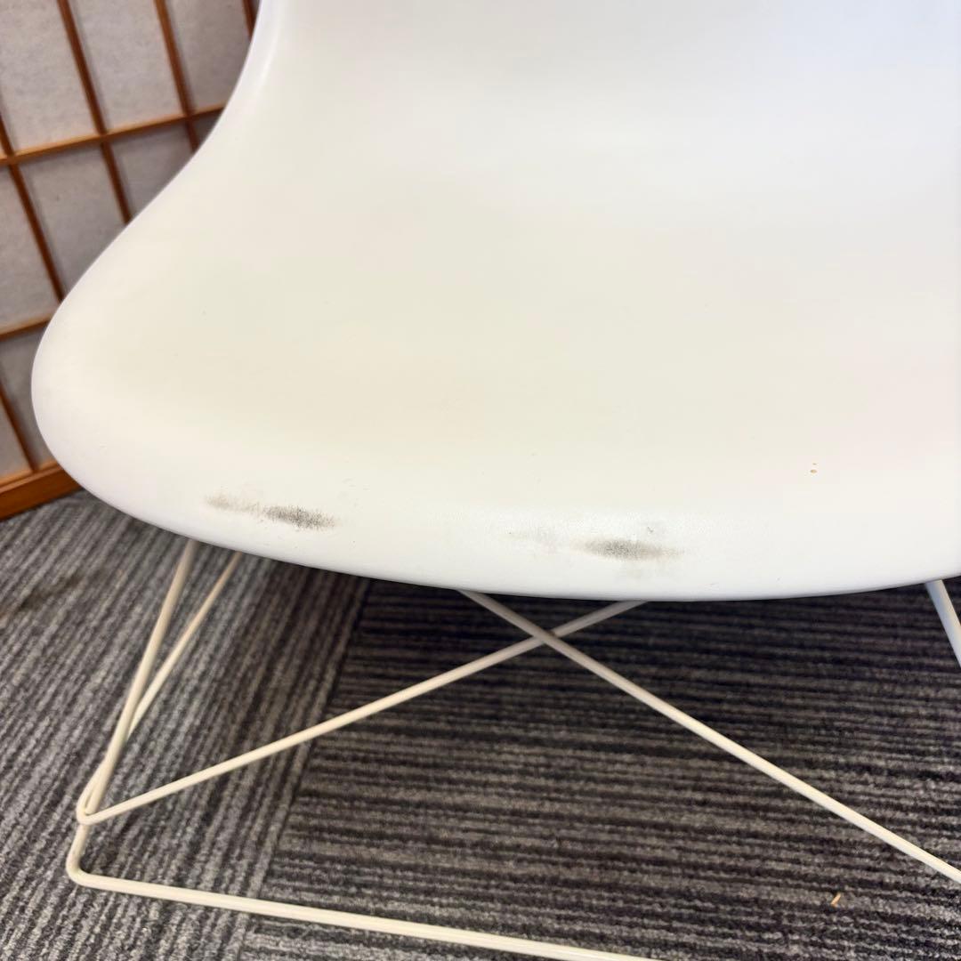vitra eames チェアー ホワイト ロータイプ イームズ シェルチェア