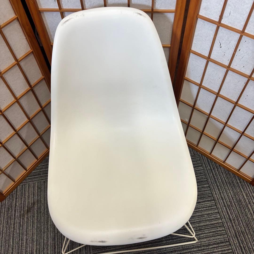vitra eames チェアー ホワイト ロータイプ イームズ シェルチェア