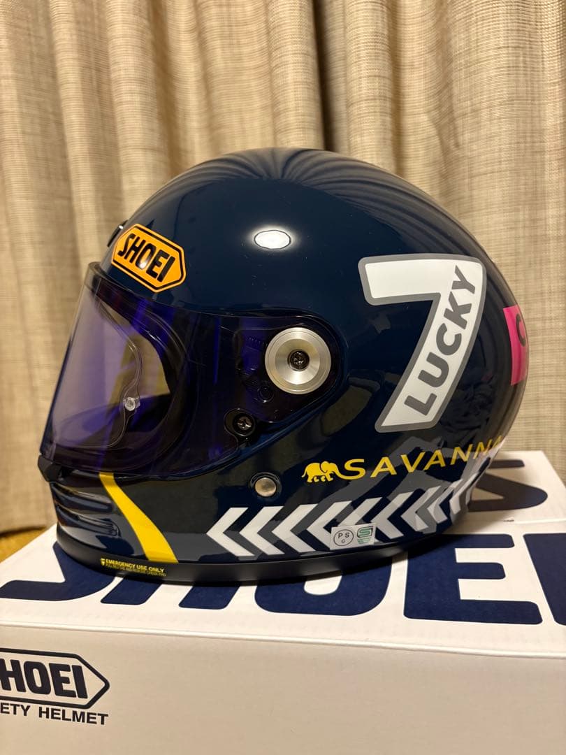 SHOEI Glamster チーターカスタムサイクルズ Msize 美品