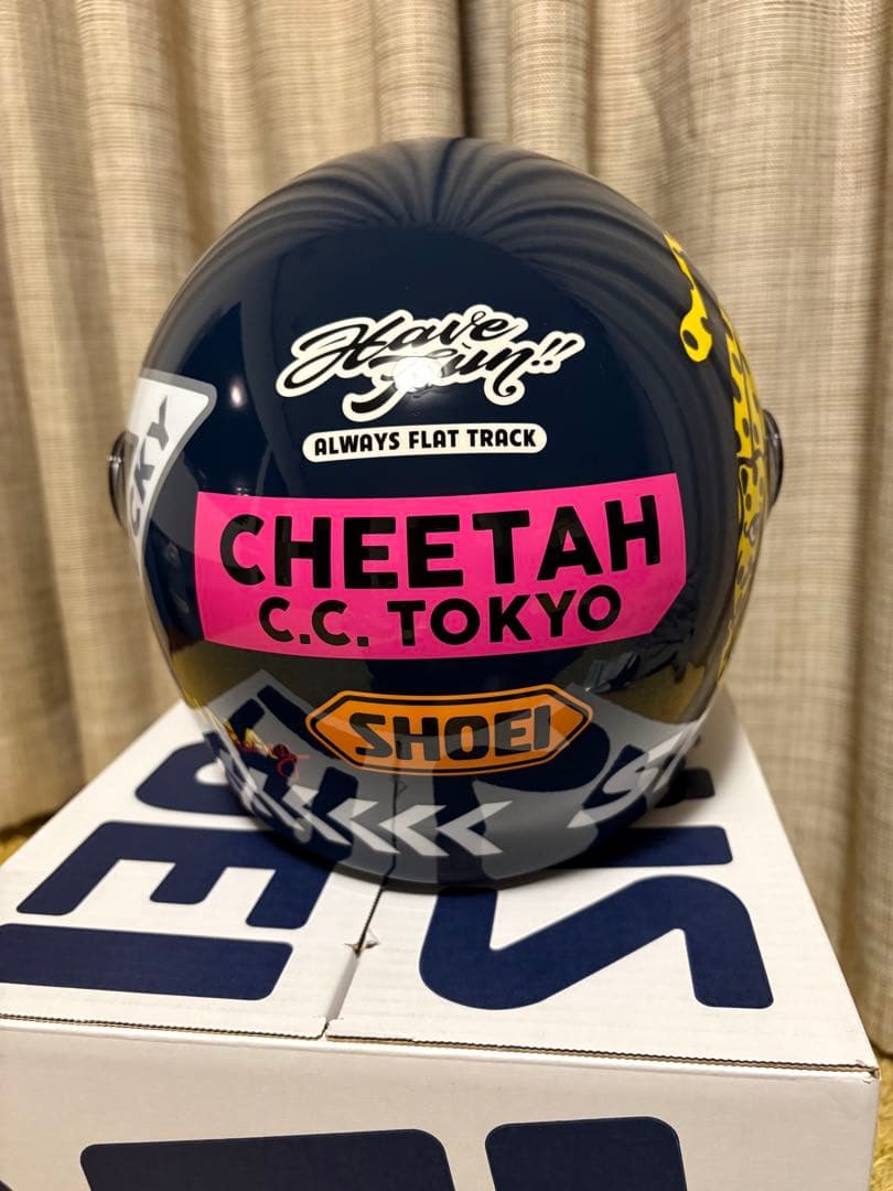 SHOEI Glamster チーターカスタムサイクルズ Msize 美品