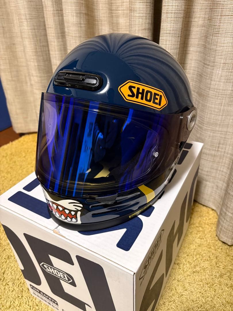 SHOEI Glamster チーターカスタムサイクルズ Msize 美品