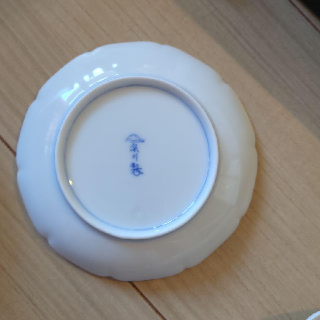 深川製磁　雛人形柄お皿