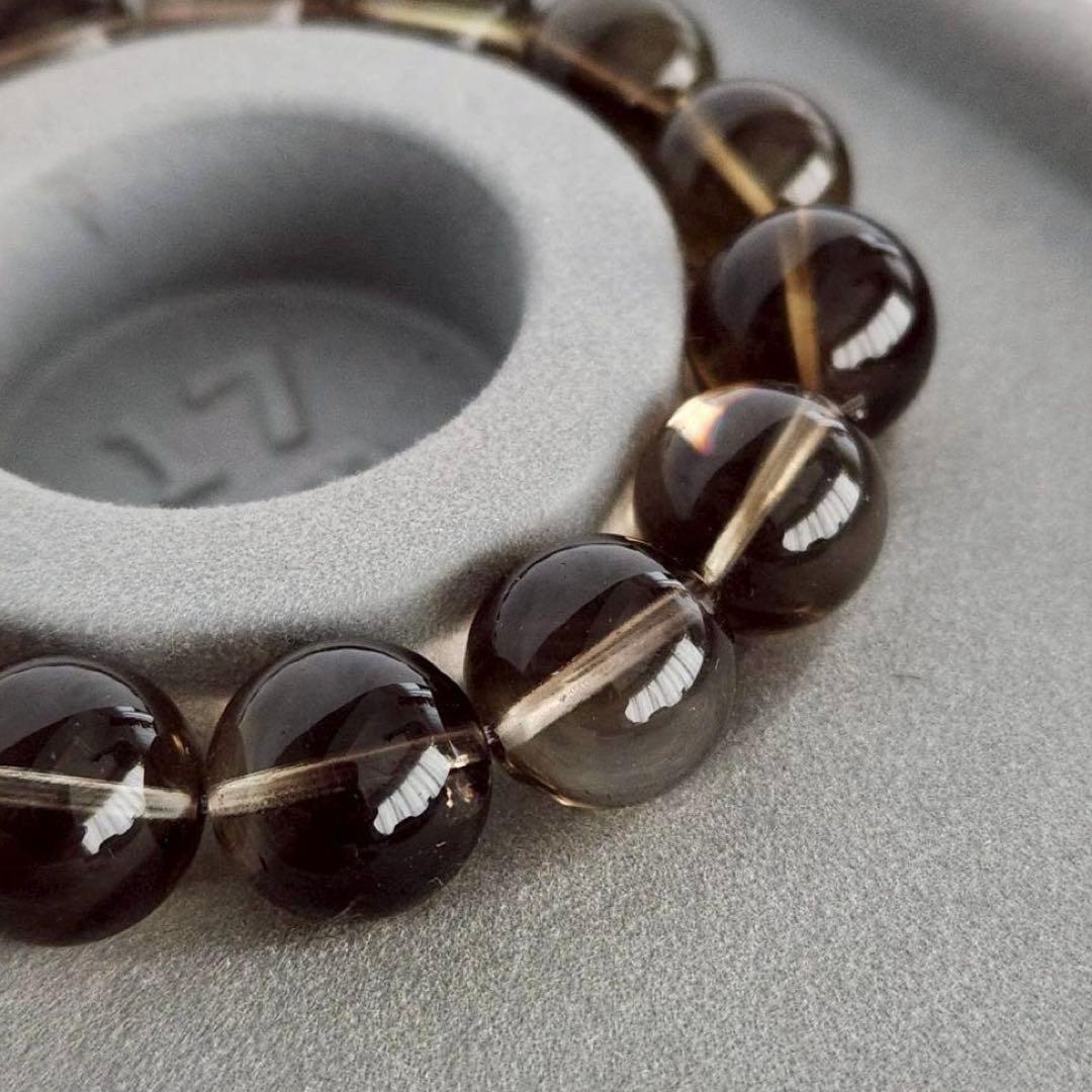 最終SALE☆★天然石☆ ゼウスクォーツ　ルチル　スモーキー シトリン14.5