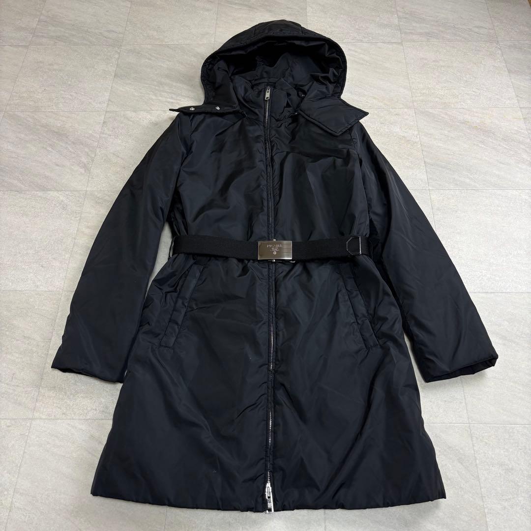 訳あり　PRADA SPORTS プラダスポーツ ロングコート ベルト付き