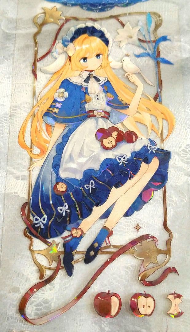 J742＃轻骑羽落(贝壳光)喵啪叽切り売り海外人物マステ女の子