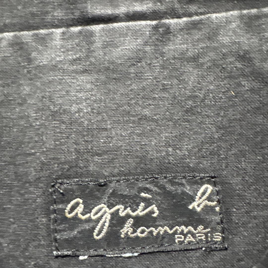90s agnès b. 八の字　short cotton zipblouson