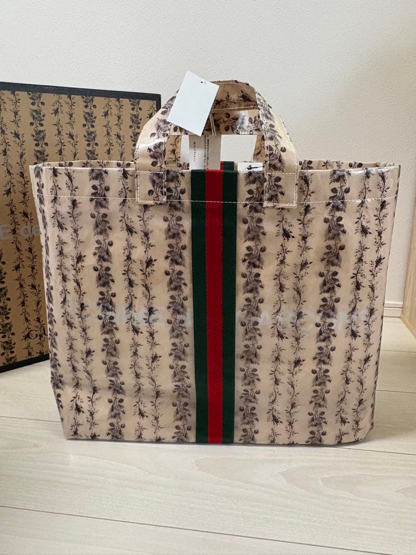 COMME DES GARCONS × GUCCI フローラル PVC