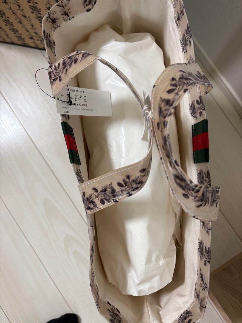 COMME DES GARCONS × GUCCI フローラル PVC