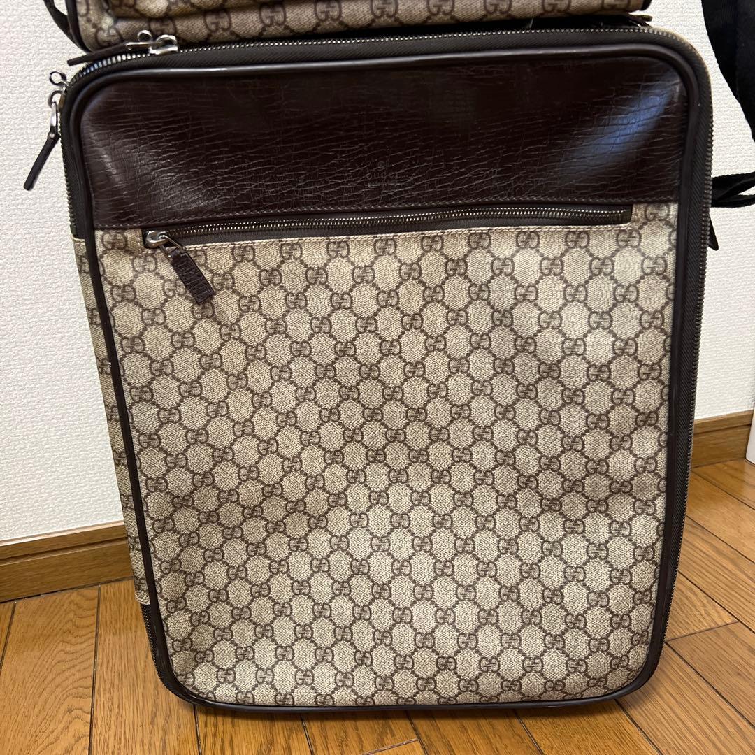 【廃盤・美品】　GUCCI キャリーケース　スーツケース2点セット／定価65万
