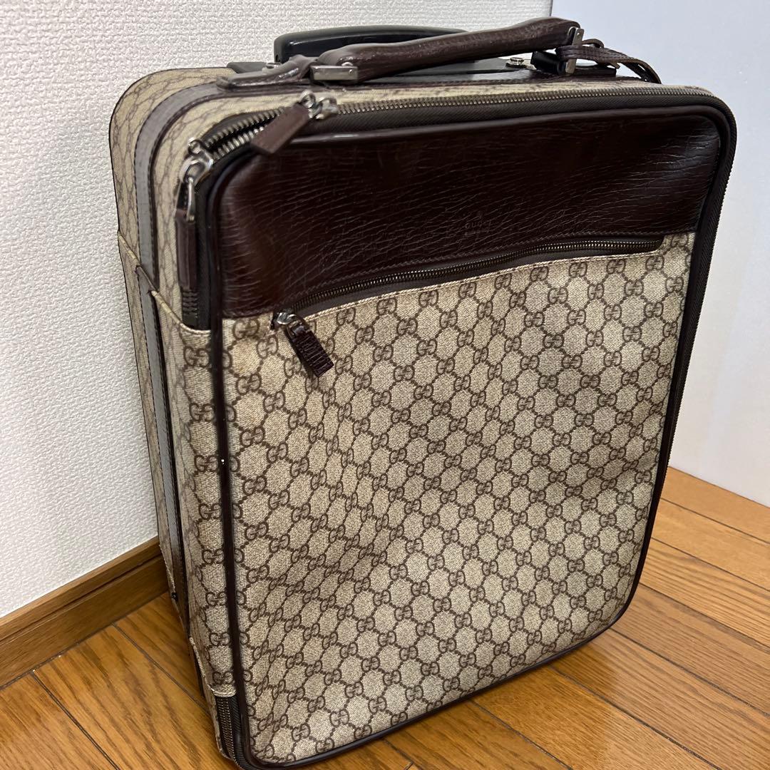 【廃盤・美品】　GUCCI キャリーケース　スーツケース2点セット／定価65万