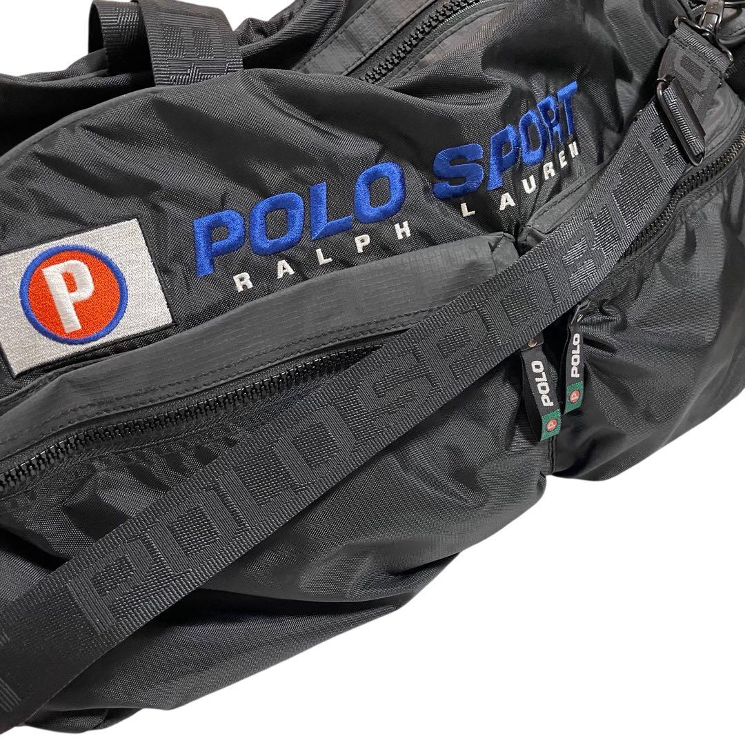 美品✨POLO SPORT ポロスポーツ ボストンバッグ 旅行バッグ 黒