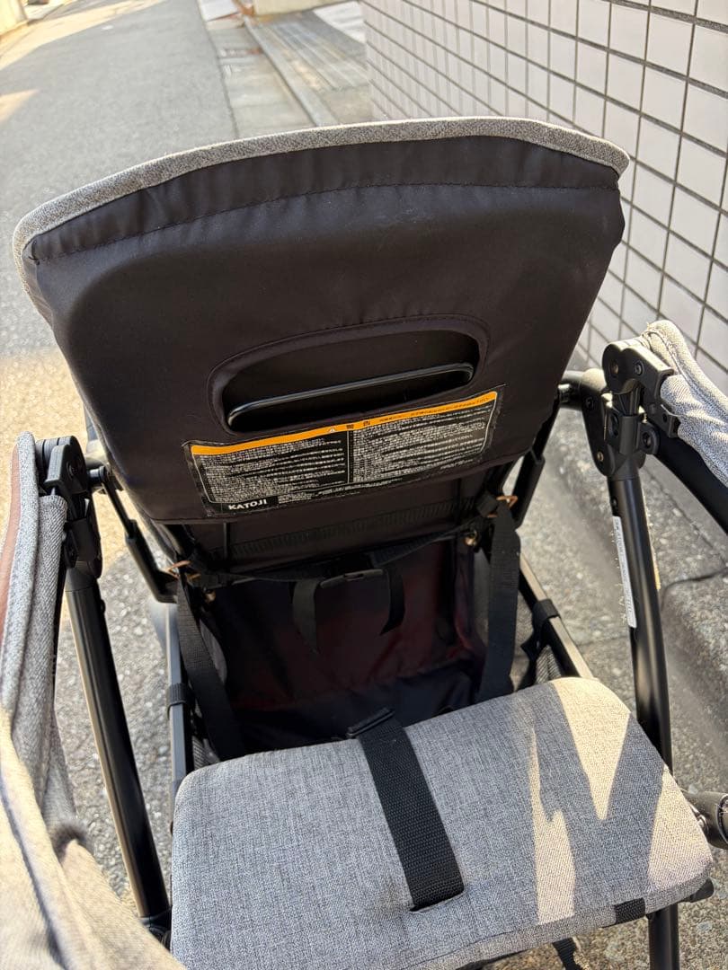 最終値下げ　KATOJI カトージ 二人乗りベビーカー 2Seater グレー