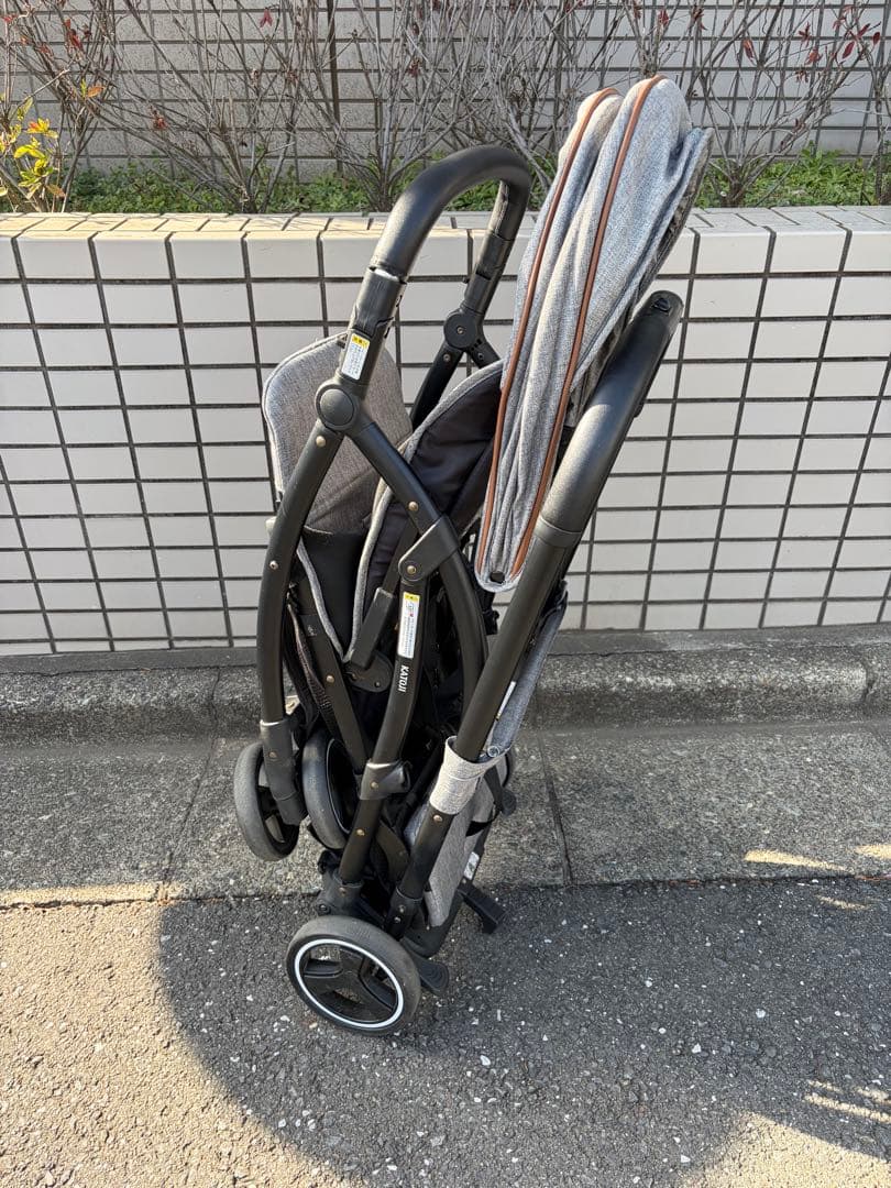最終値下げ　KATOJI カトージ 二人乗りベビーカー 2Seater グレー