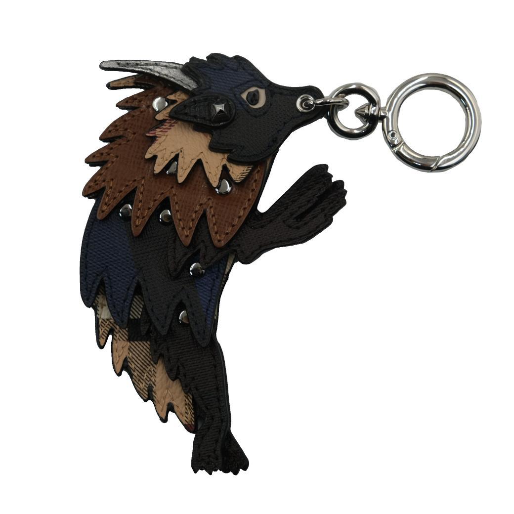 バーバリーBurberry キーチャーム ビースト ネイビー